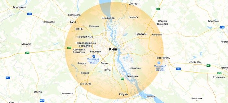 Карта Києва